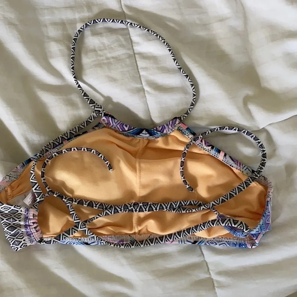 Xhilaration Blue Bikini bathing shirt size XS - Picture 5 of 6